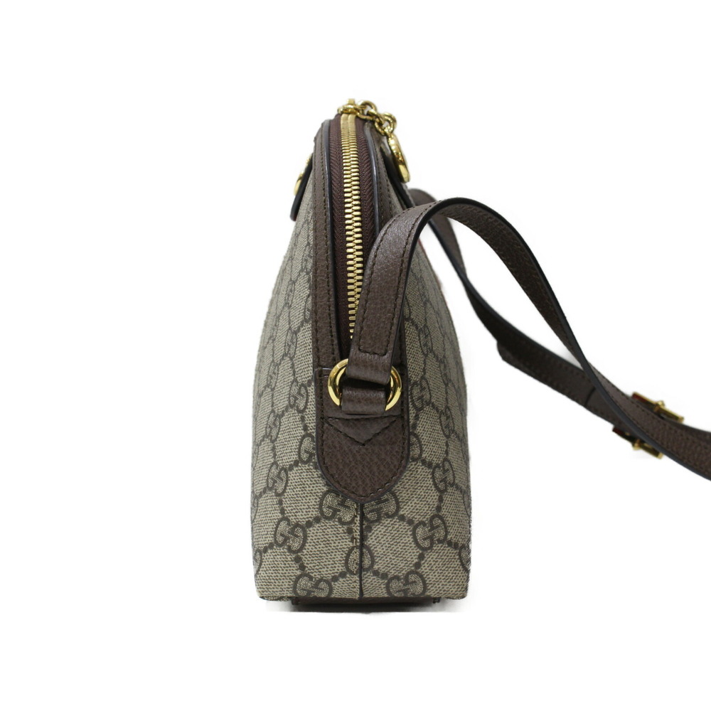 Gucci Offdia Tan Canvas GG Supreme Shoulder Beige Bag - Picture 3 of 7